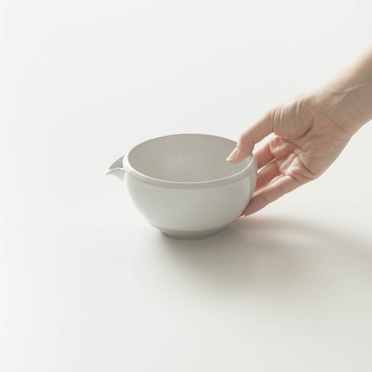 ORIGAMI MATCHA BOWL – KINU WHITE