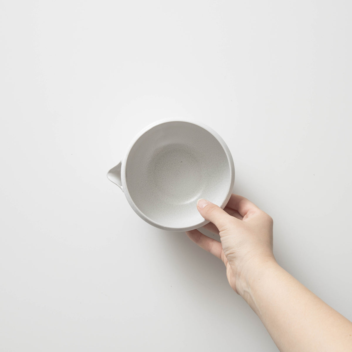 ORIGAMI MATCHA BOWL – KINU WHITE